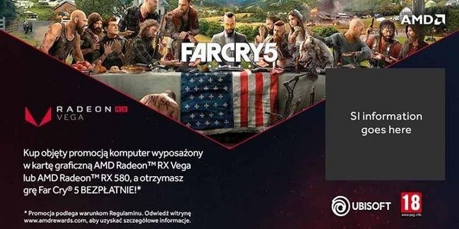 Far cry 5 бесплатно вместе с видеокартами amd