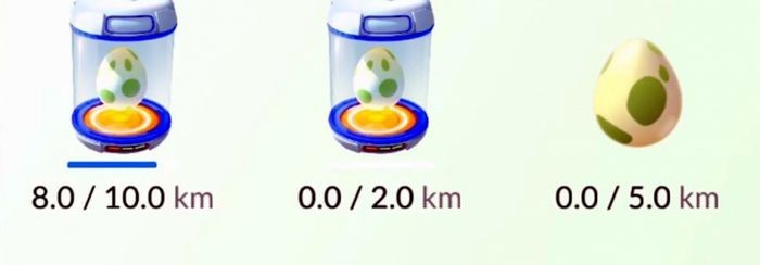 Яйца в pokemon go