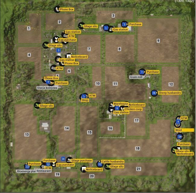 Карта холмы вестбриджа | гайд farming simulator 15