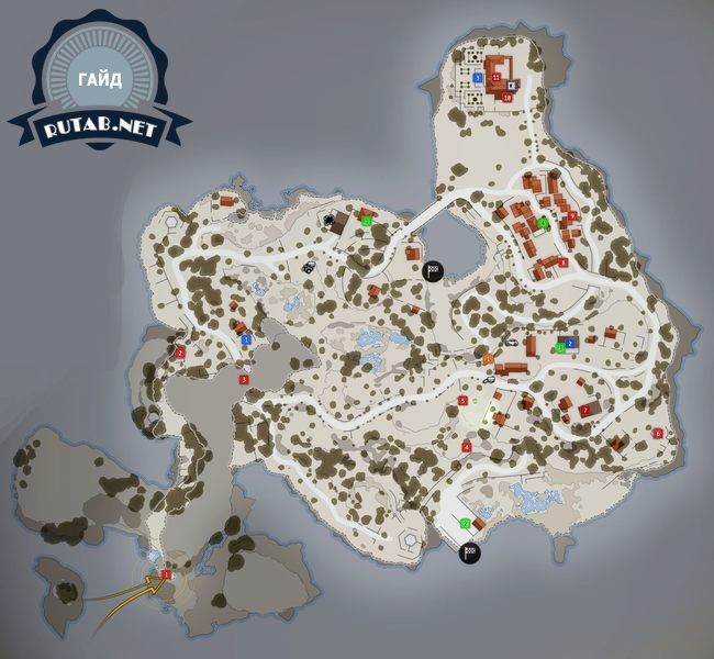 Карта | миссия 1: остров сан-селини
