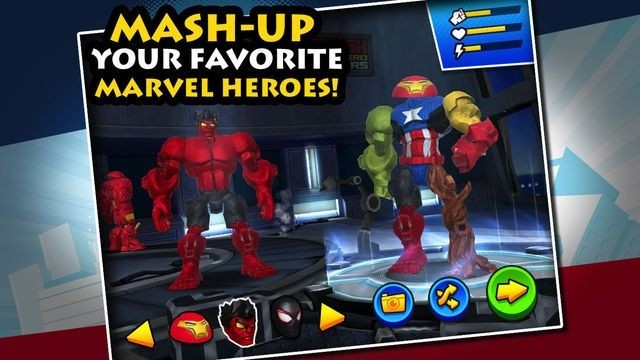 Обзор mix+smash: marvel super hero mashers