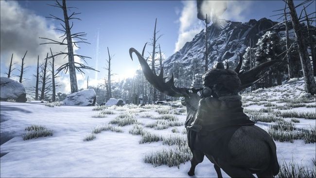 Патч для ark: survival evolved добавит снег и болота