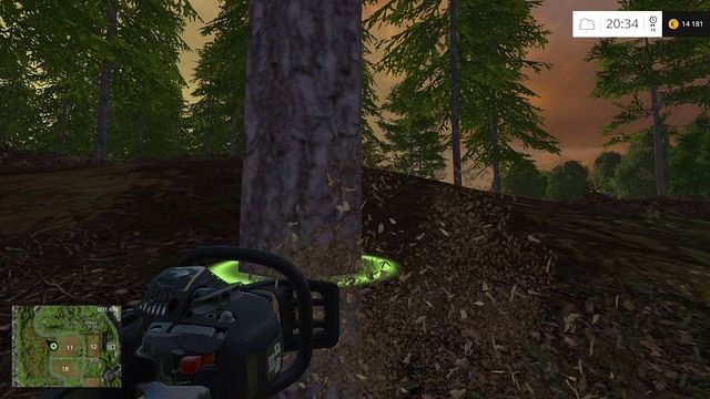 Рубка леса | гайд farming simulator 15
