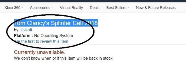 Splinter cell – скоро анонс новой части?
