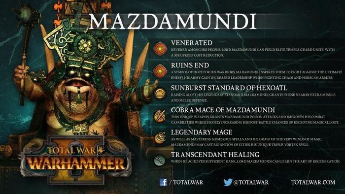 Total war: warhammer 2 — маздамунди из ящеролюдов