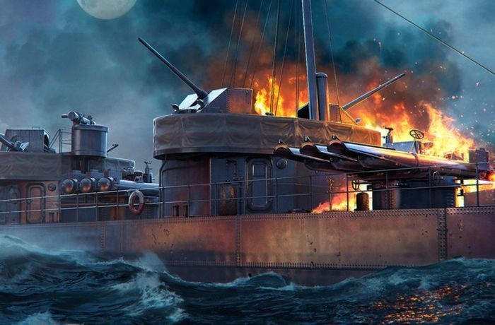 World of warships. подготовка к новому году: погоня за крейсером emden и «туманным флотом»