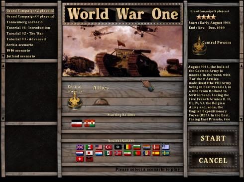 World war one: the great war 1914-1918: обзор