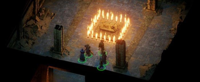 Загадки pillars of eternity 2 deadfire: руины, дверь, сундук, статуи и диски