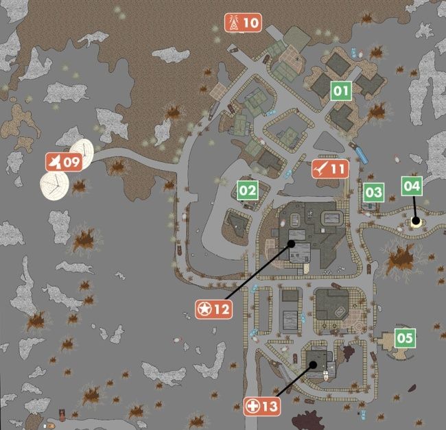 Заправочная станция базы форт-хаген | fallout 4 | карта